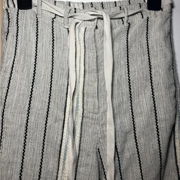 Free People Beige and Black Striped Joggers - Picture 8 of 8